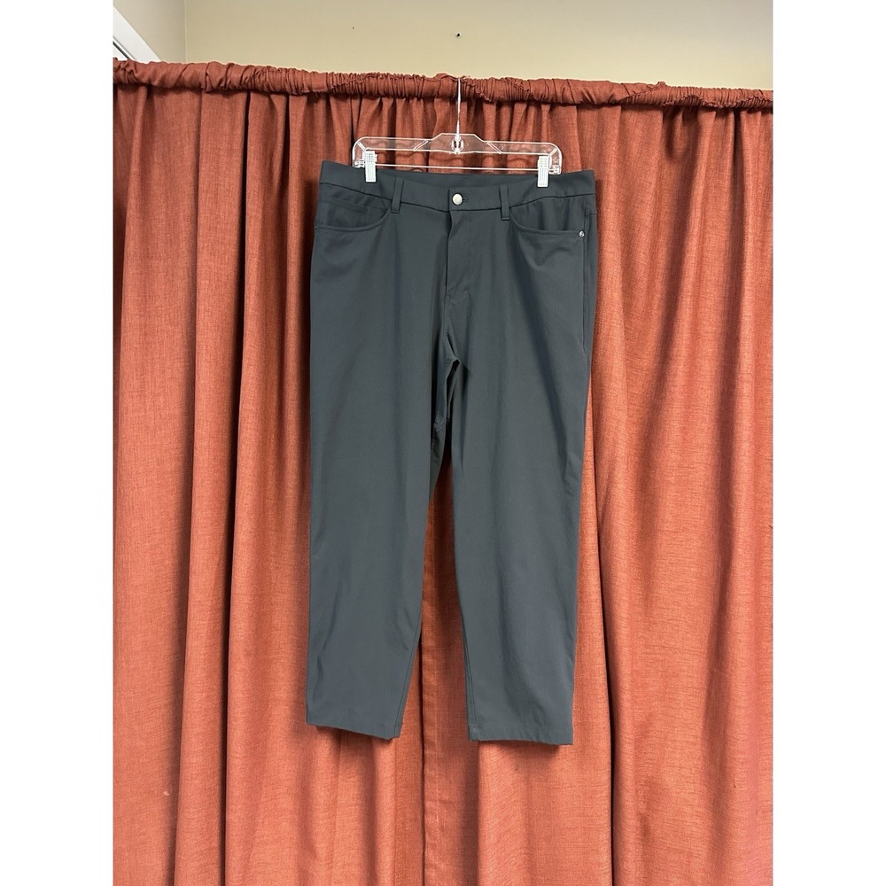 Lululemon ABC Pants Slim Fit Charcoal Gray Mens Size 36x26 men's